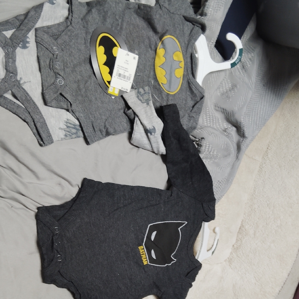 Batman Gray and Black Kids One Piece